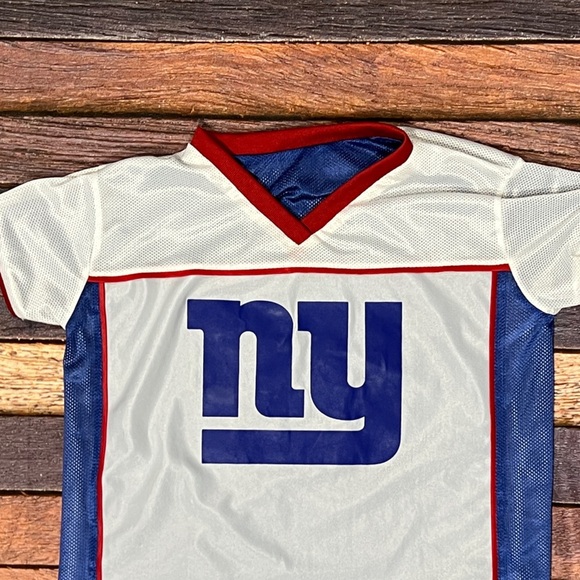 New York Giants NFL NYG Flag Football Boys Kids Youth Reversible Jersey - Picture 7 of 7